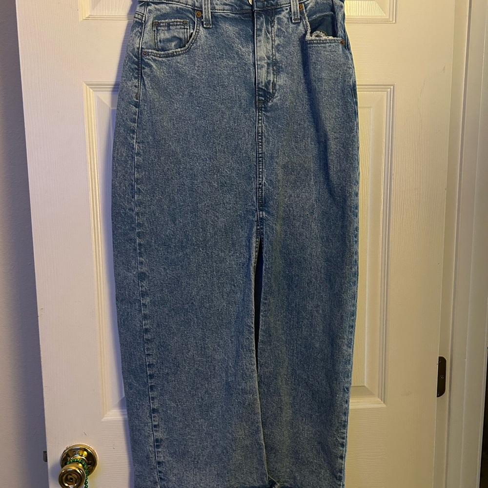 Denim Maxi skirt